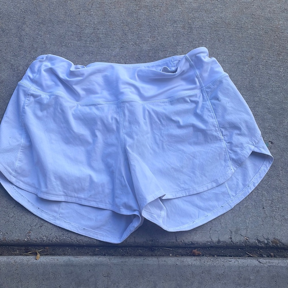 Lululemon white shorts